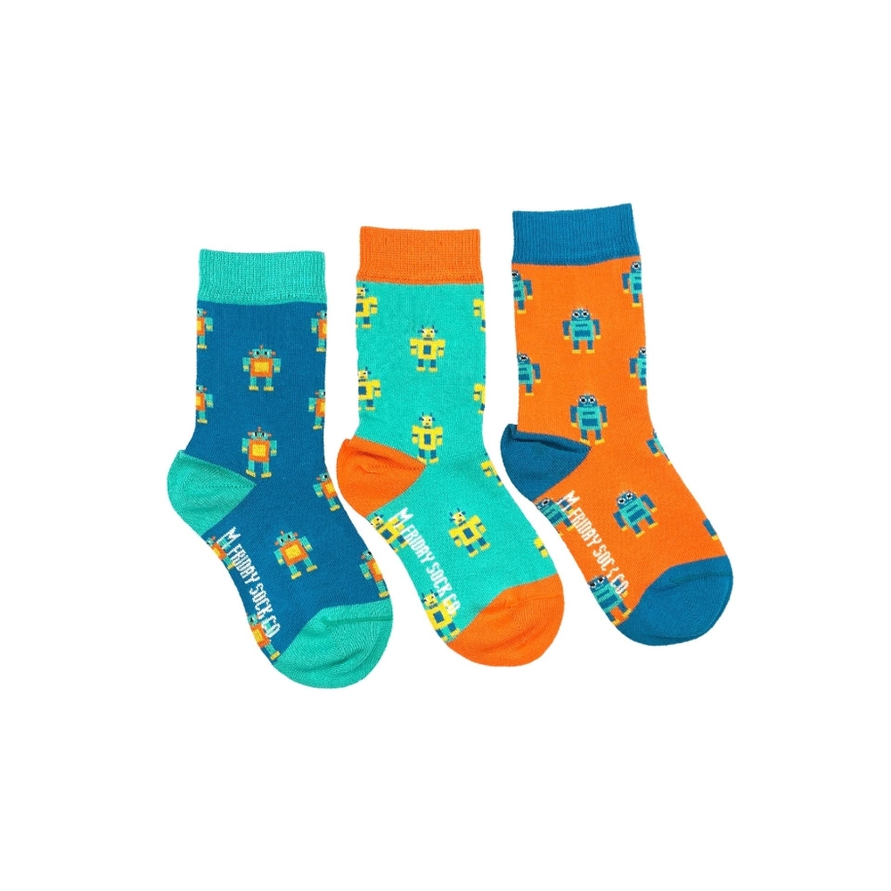 Kid’s Socks | Robot | Fun Socks